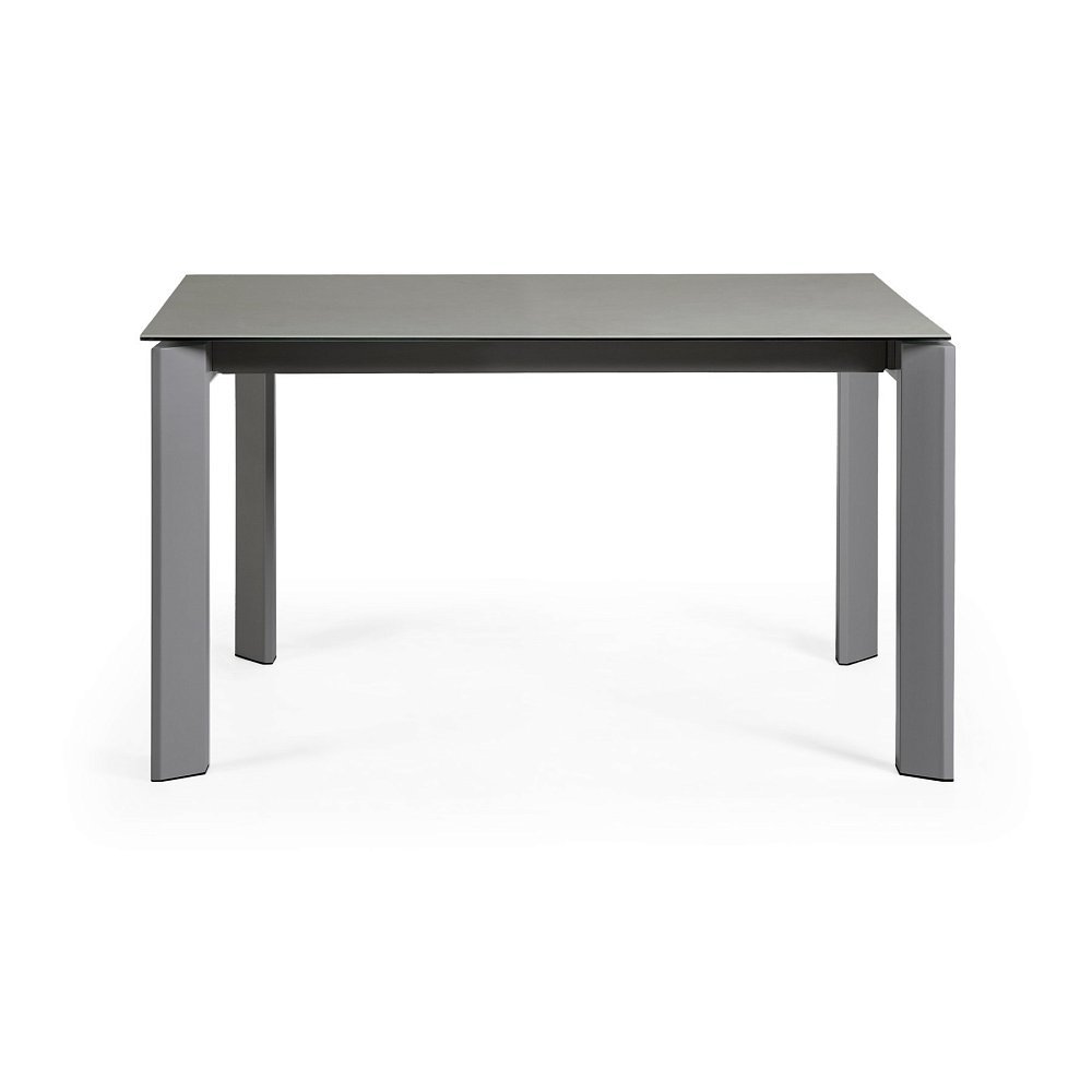 Стол Atta 140 (200) x90 антрацит, серый, керамика