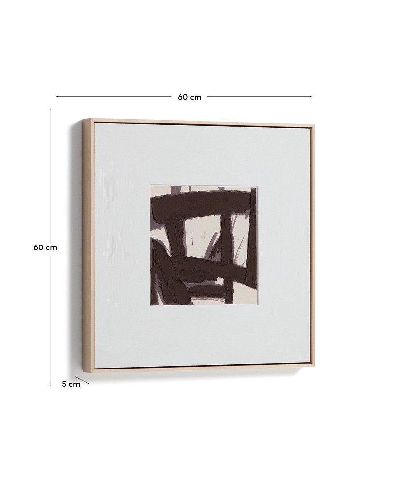 Arilan Абстрактная картина ручной работы, 60 x 60 см
