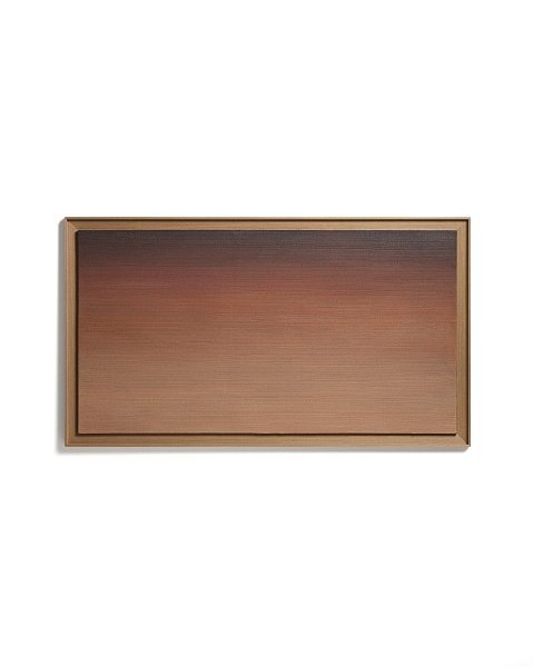 Абстрактная картина ручной работы Breon оранжевый цвет, 85 x 150 см