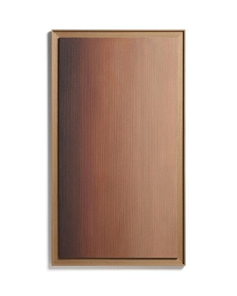 Абстрактная картина ручной работы Breon оранжевый цвет, 85 x 150 см
