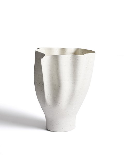 Ваза Nilea из кремовой керамики, 35 см