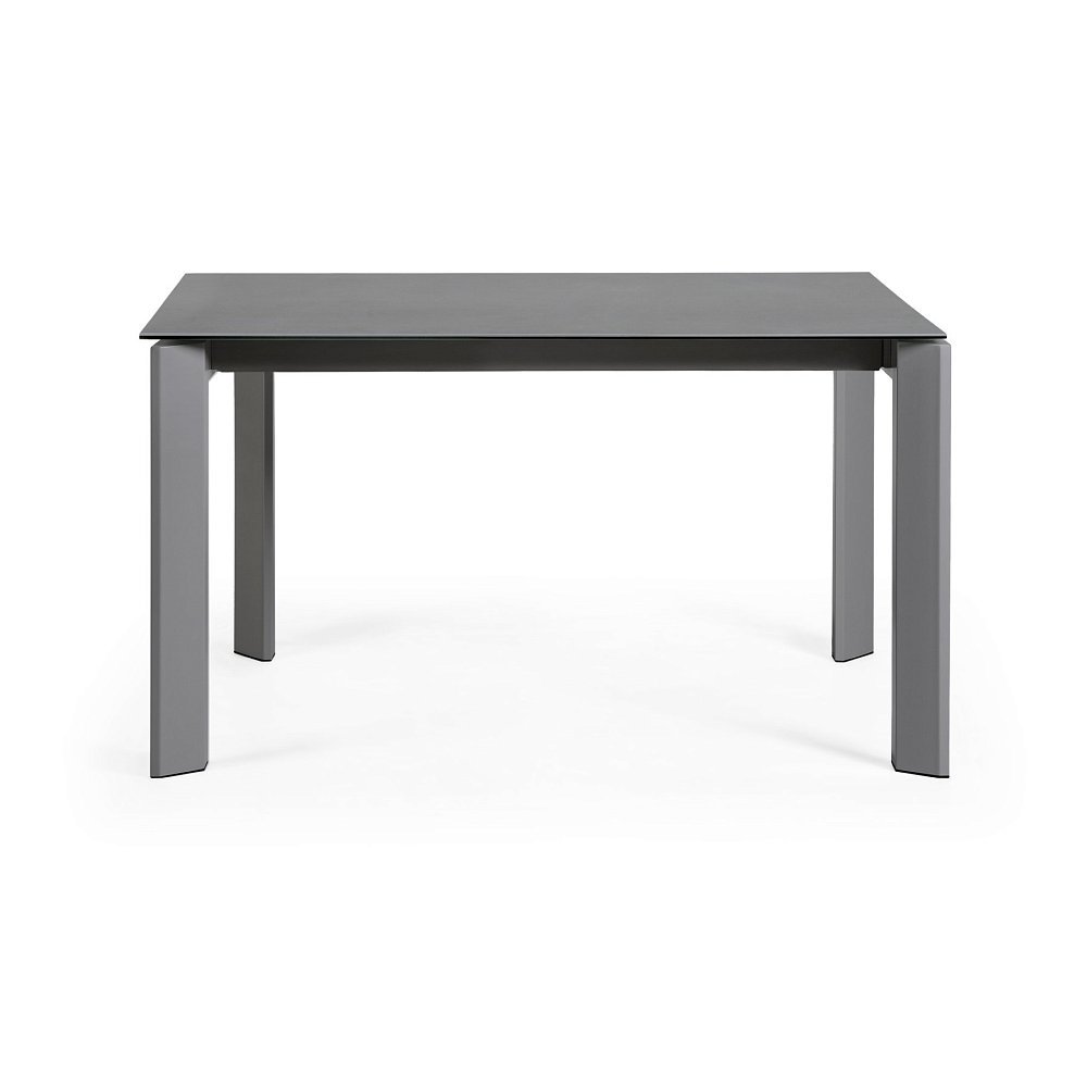 Стол Atta 140 (200) x90 антрацит керамика