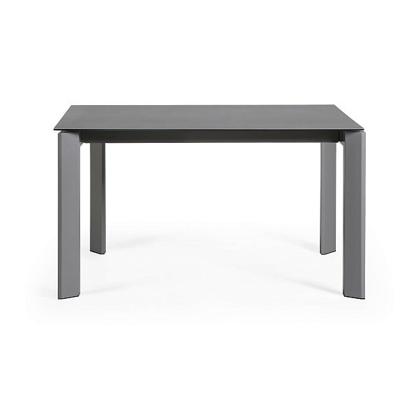 Стол Atta 140 (200) x90 антрацит керамика