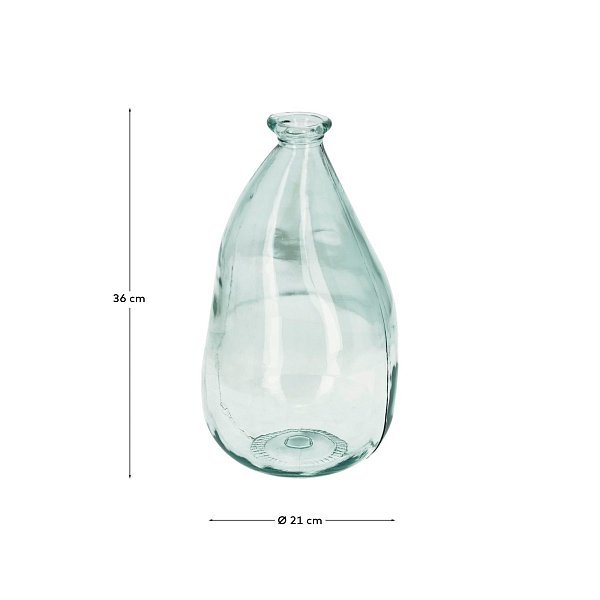 Ваза Anner 36 cm прозрачное стекло