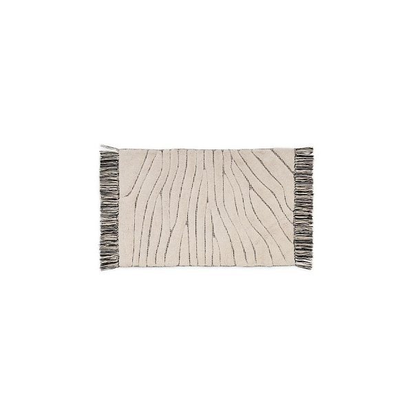 Коврик для ванной Crilda белый хлопковый 50 x 70 см