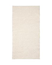 Ковер Mascarell из хлопка и полиэстера белого цвета 70 x 140 см