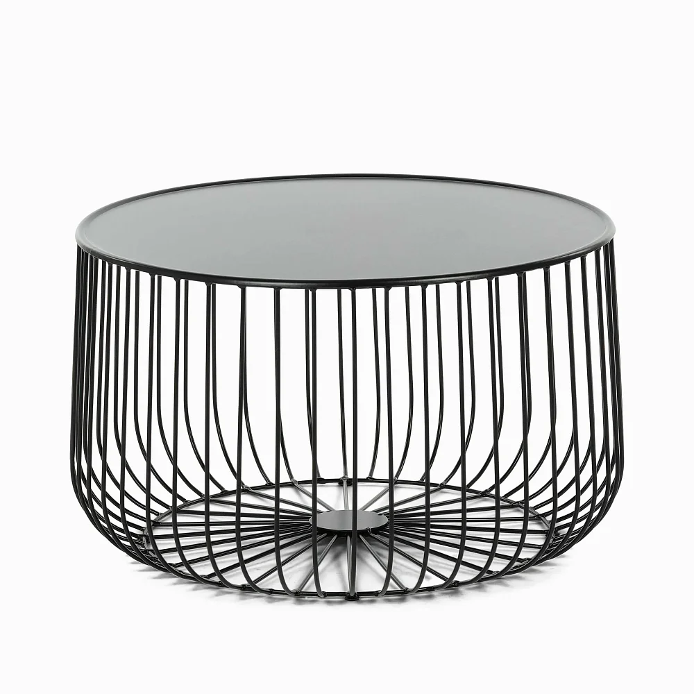 Кофейный столик Flat cage диаметр 65