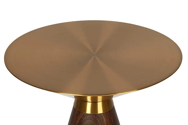 Кофейный столик Vaso Gold диаметр 49