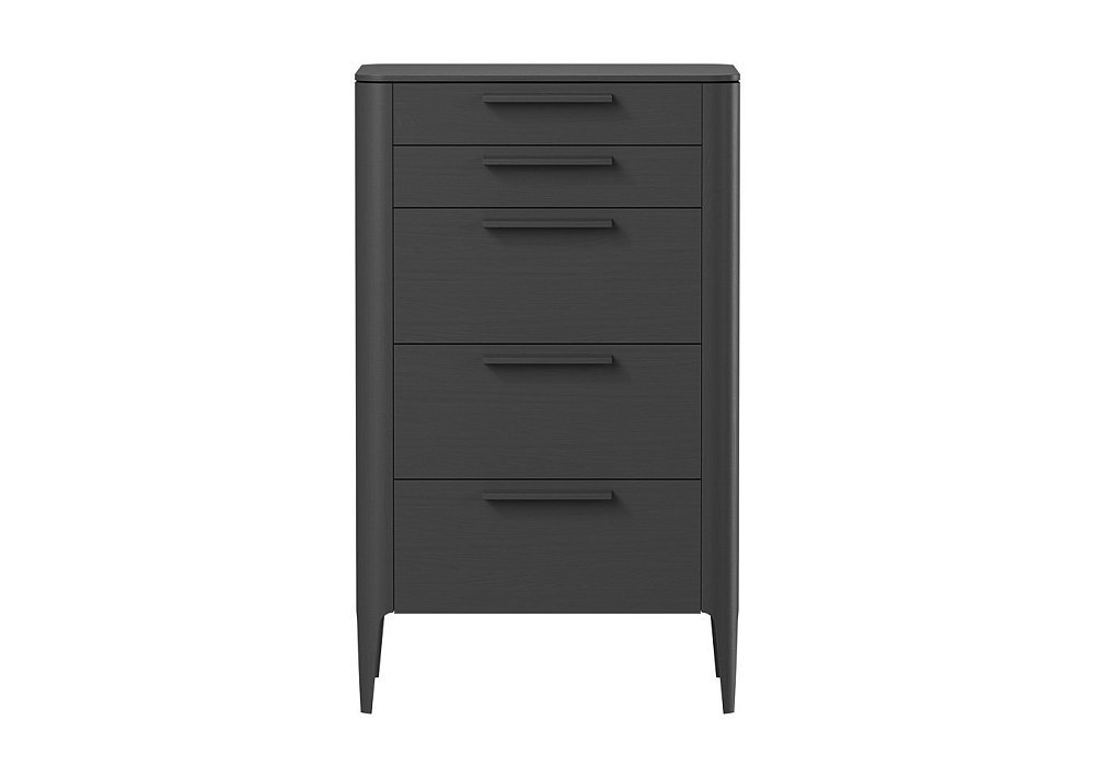 Комод Type oak высокии? 5 ящиков (черный)