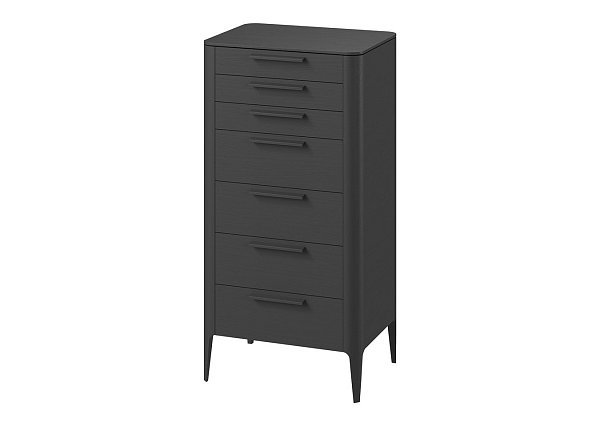 Комод Type oak высокии? 7 ящиков (черный)
