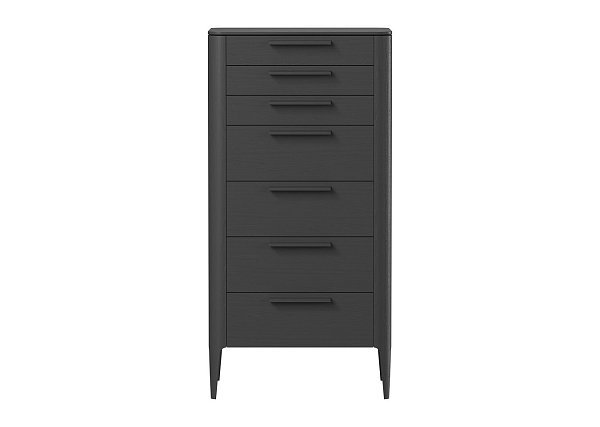 Комод Type oak высокии? 7 ящиков (черный)
