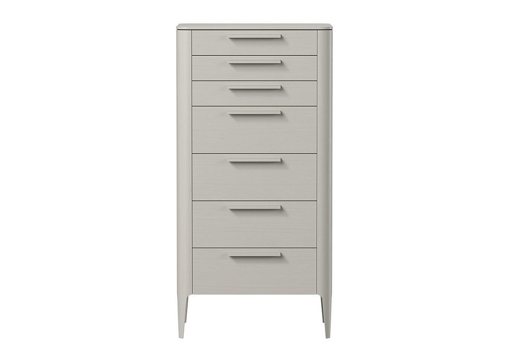 Комод Type oak высокии? 7 ящиков (серо-бежевый)