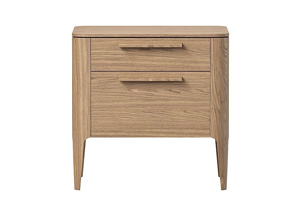 Тумба прикроватная Type oak 2 ящика ширина 50 см (натуральный дуб)