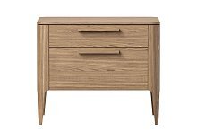 Тумба прикроватная Type oak 2 ящика ширина 60 см (натуральный дуб)