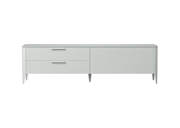 Тумба Type oak под ТВ 2 ящика откидная дверь (светло-серый)