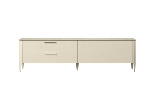 Тумба Type oak под ТВ 2 ящика откидная дверь (дымка)