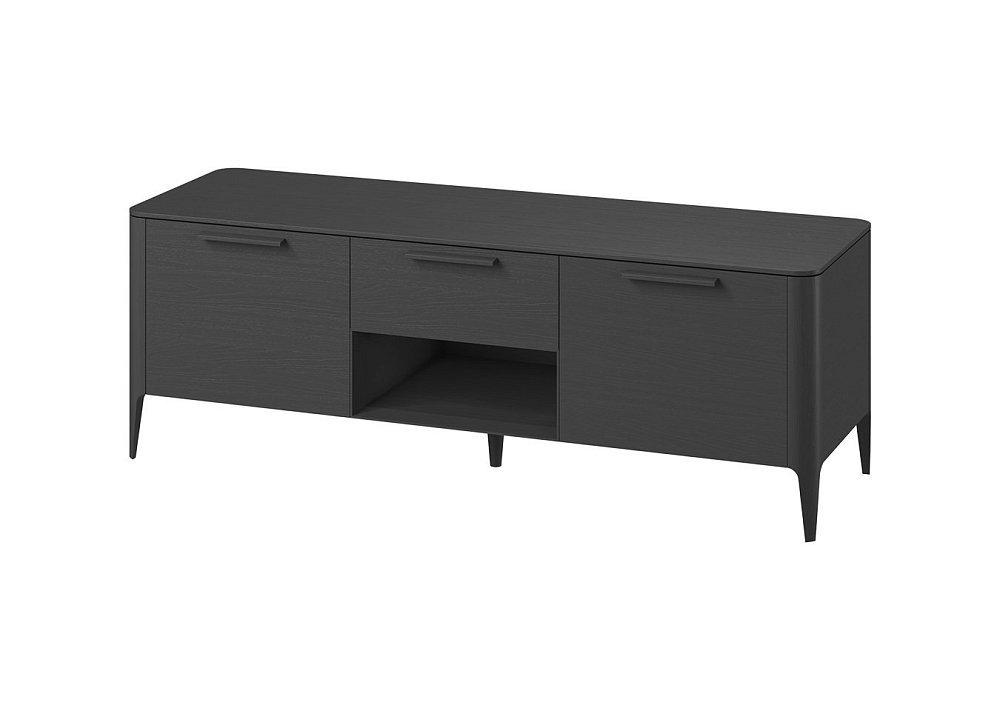 Тумба Type oak под ТВ ширина 160 см (черный)