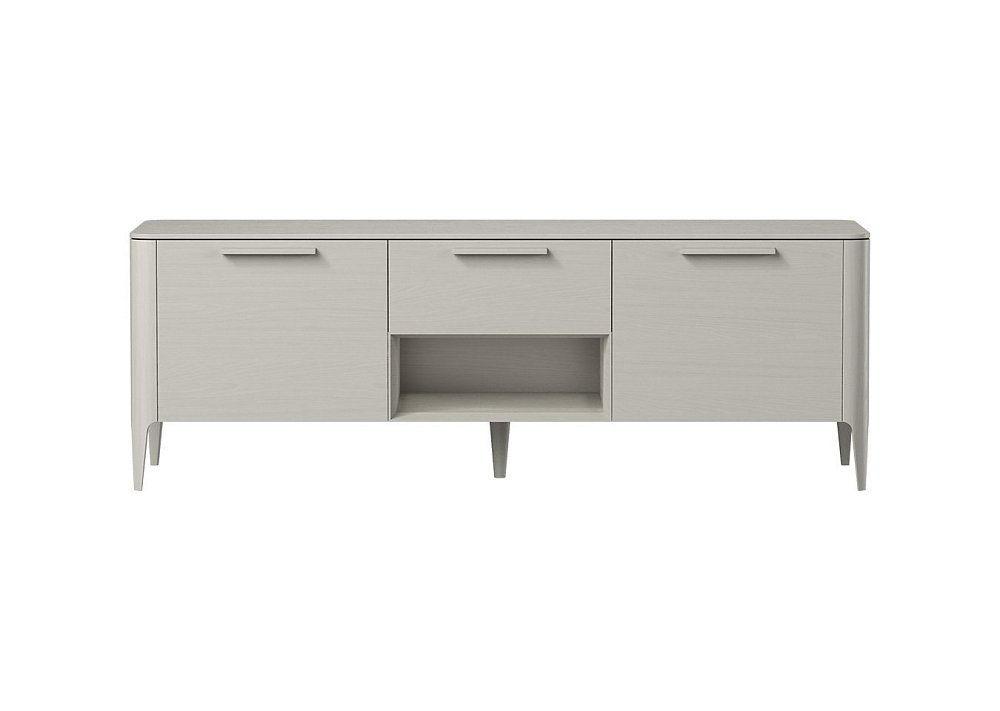 Тумба Type oak под ТВ ширина 160 см (серо-бежевый)