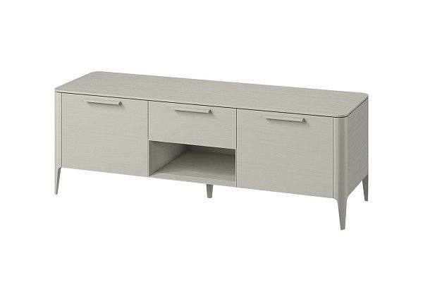 Тумба Type oak под ТВ ширина 160 см (серо-бежевый)
