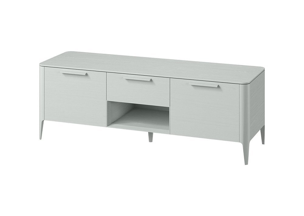 Тумба Type oak под ТВ ширина 160 см (светло-серый)