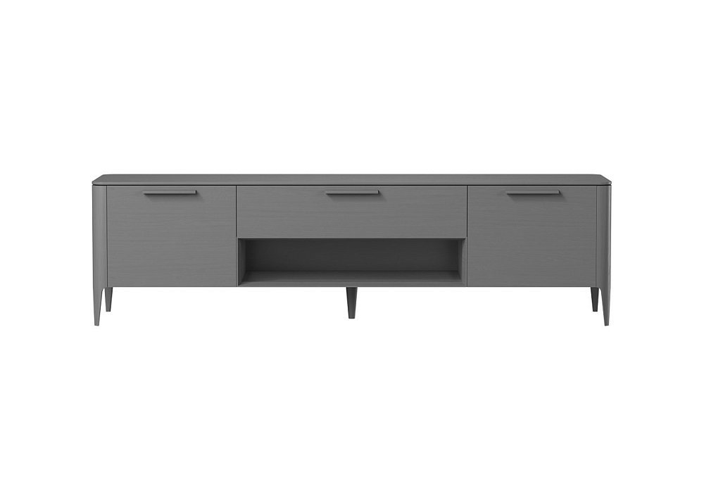 Тумба Type oak под ТВ ширина 200 см (серый)