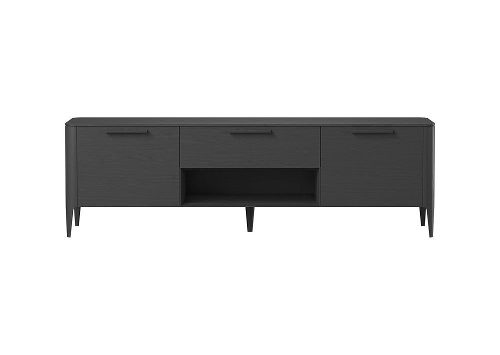 Тумба Type oak под ТВ ширина 180 см (черный)