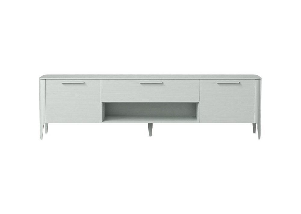 Тумба Type oak под ТВ ширина 200 см (светло-серый)