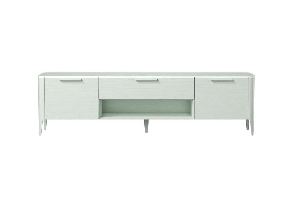 Тумба Type oak под ТВ ширина 200 см (белый)