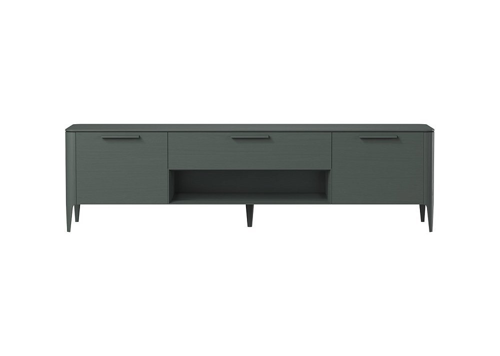 Тумба Type oak под ТВ ширина 200 см (темно-серый)