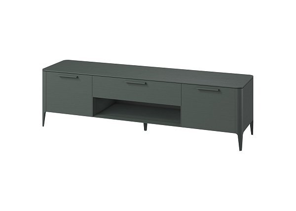 Тумба Type oak под ТВ ширина 200 см (темно-серый)
