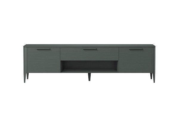 Тумба Type oak под ТВ ширина 200 см (темно-серый)