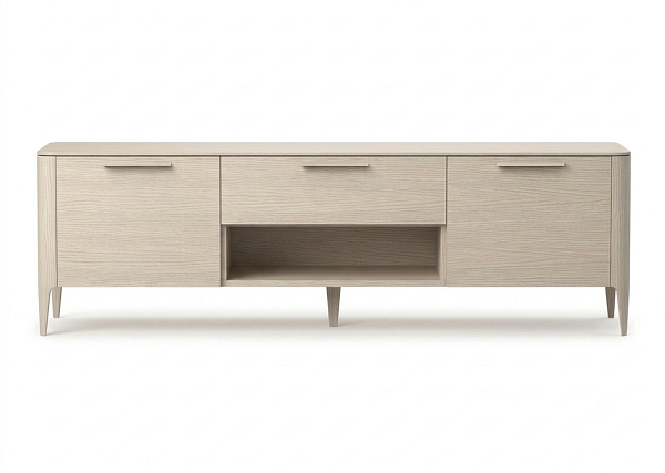 Тумба Type oak под ТВ ширина 180 см (беленый дуб)