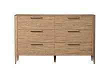 Комод Type oak 6 ящиков ширина 140 см (натуральный дуб)