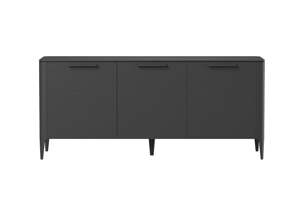 Тумба Type oak 3 двери ширина 160 см (черный)