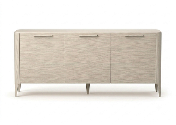 Тумба Type oak 3 двери ширина 160 см (беленый дуб)
