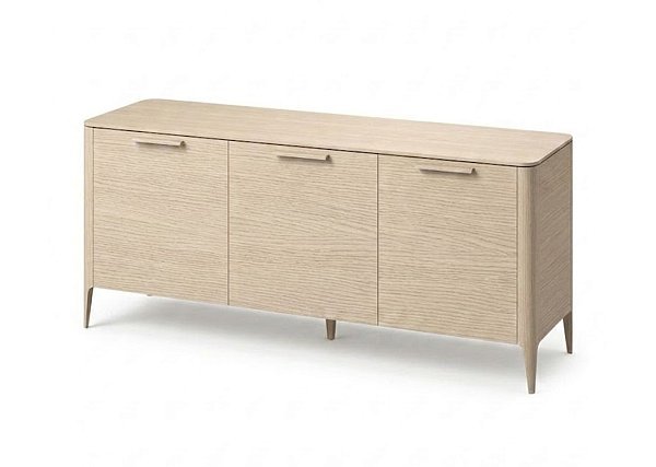 Тумба Type oak 3 двери ширина 160 см (беленый дуб)