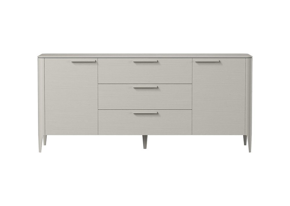 Тумба Type oak 2 двери 3 ящика (серо-бежевый)