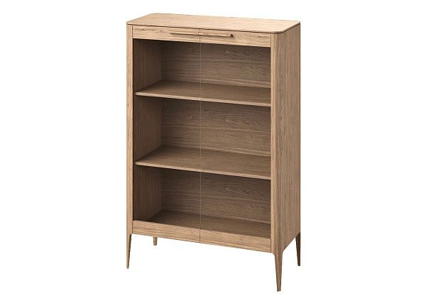 Витрина Type oak стеклянная высота 150 см (натуральный дуб)