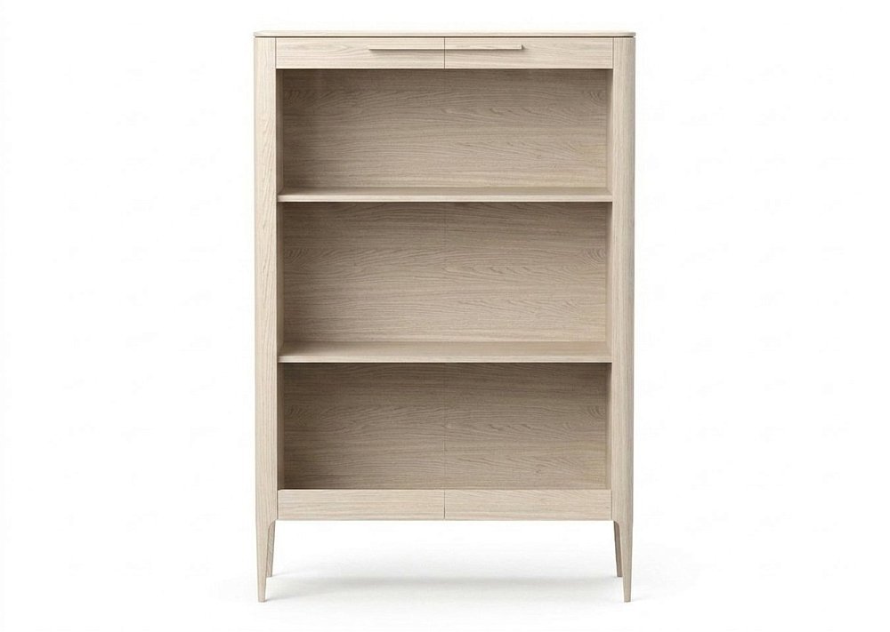 Витрина Type oak стеклянная высота 150 см (беленый дуб)
