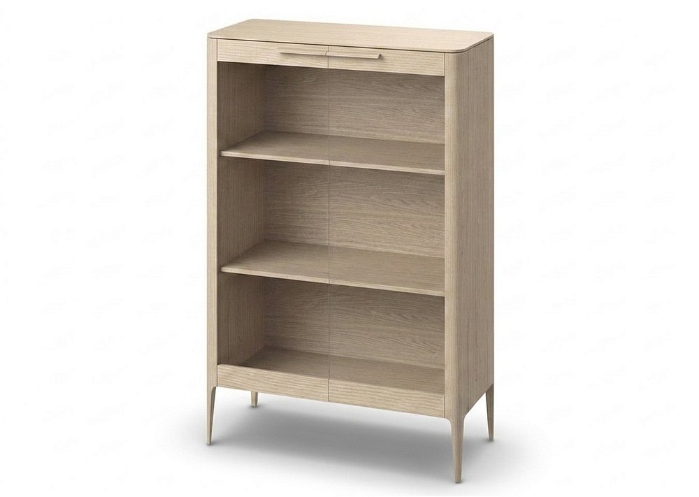 Витрина Type oak стеклянная высота 150 см (беленый дуб)