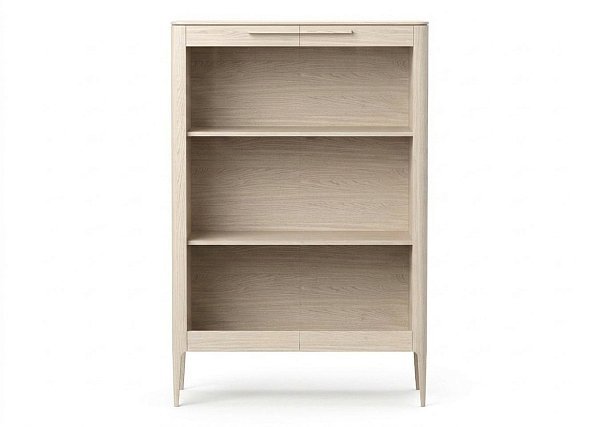 Витрина Type oak стеклянная высота 150 см (беленый дуб)