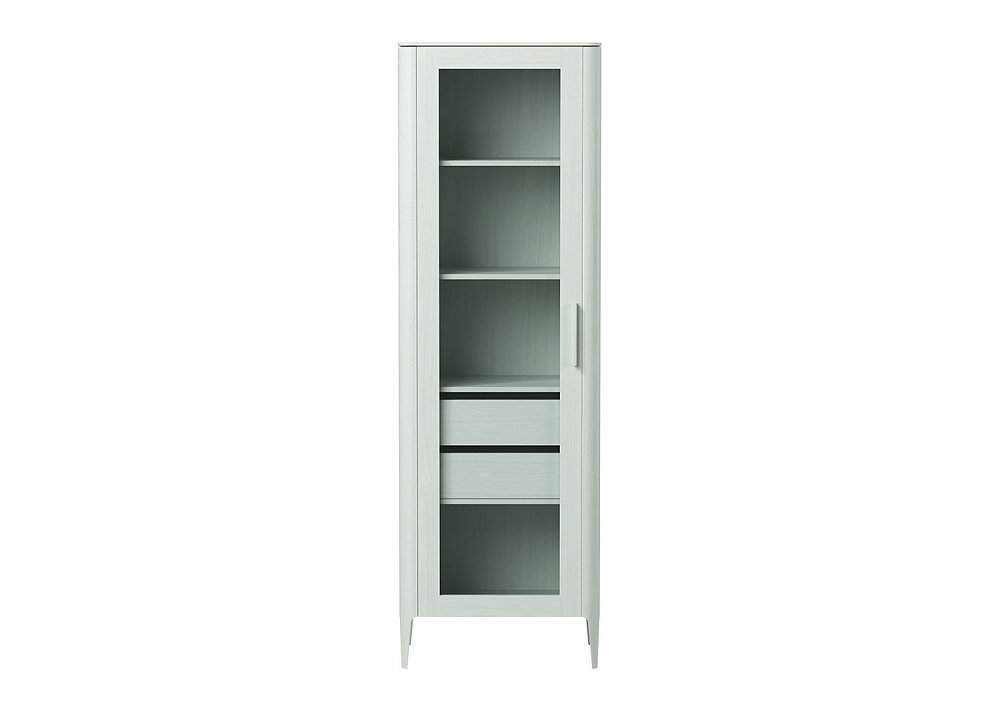 Витрина Type oak стеклянная высота 200 см L (белый)