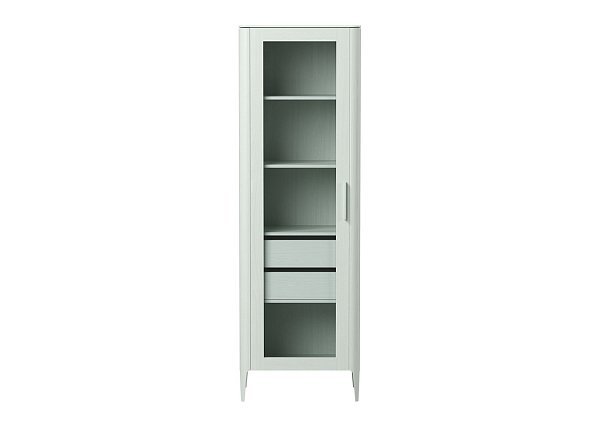 Витрина Type oak стеклянная высота 200 см L (белый)