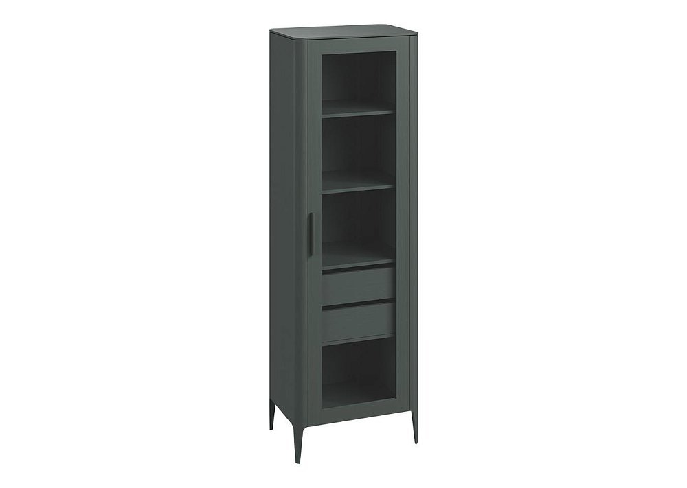Витрина Type oak стеклянная высота 200 см R (черный)