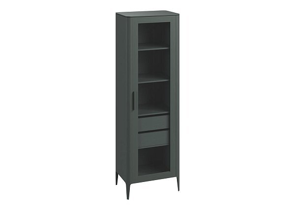 Витрина Type oak стеклянная высота 200 см R (черный)
