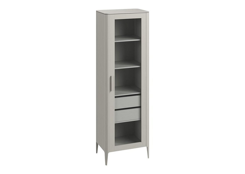 Витрина Type oak стеклянная высота 200 см R (серо-бежевый)