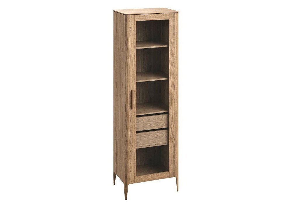 Витрина Type oak стеклянная высота 200 см R (натуральный дуб)