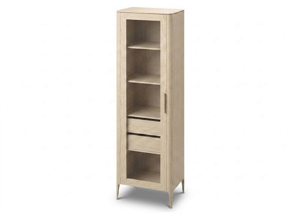 Витрина Type oak стеклянная высота 200 см L (беленый дуб)