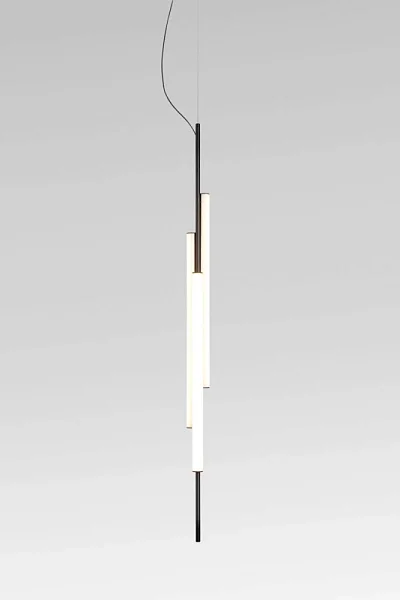 Вертикальный светильник Ambrosia V 130 черный/Canopy 50W