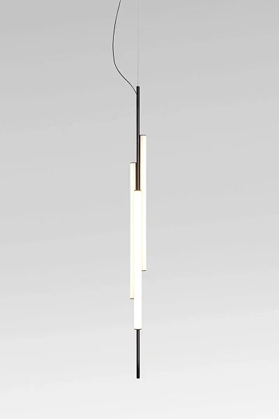 Вертикальный светильник Ambrosia V 130 черный/Canopy 50W